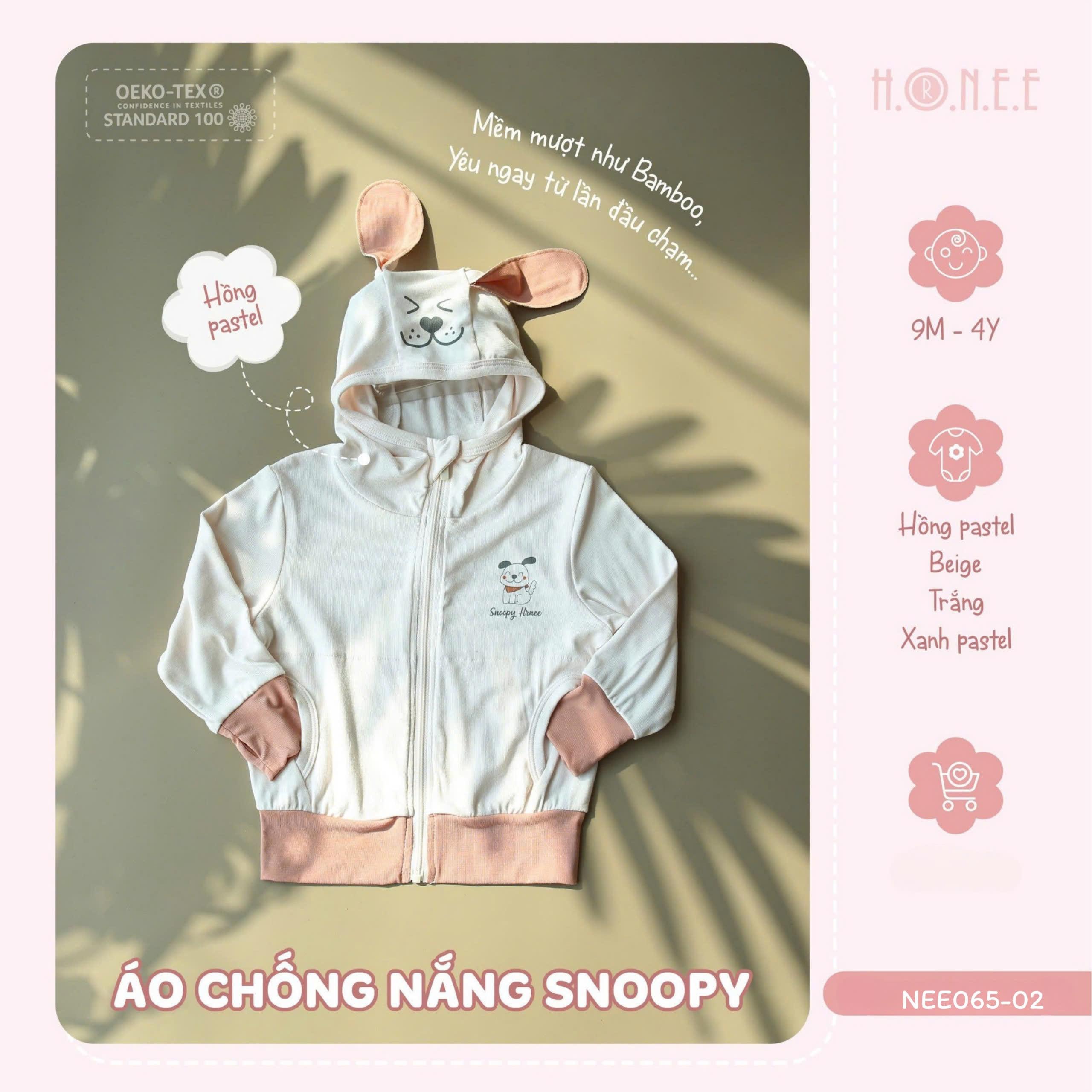 Áo chống nắng Snoopy HRNEE_thumbnail_1