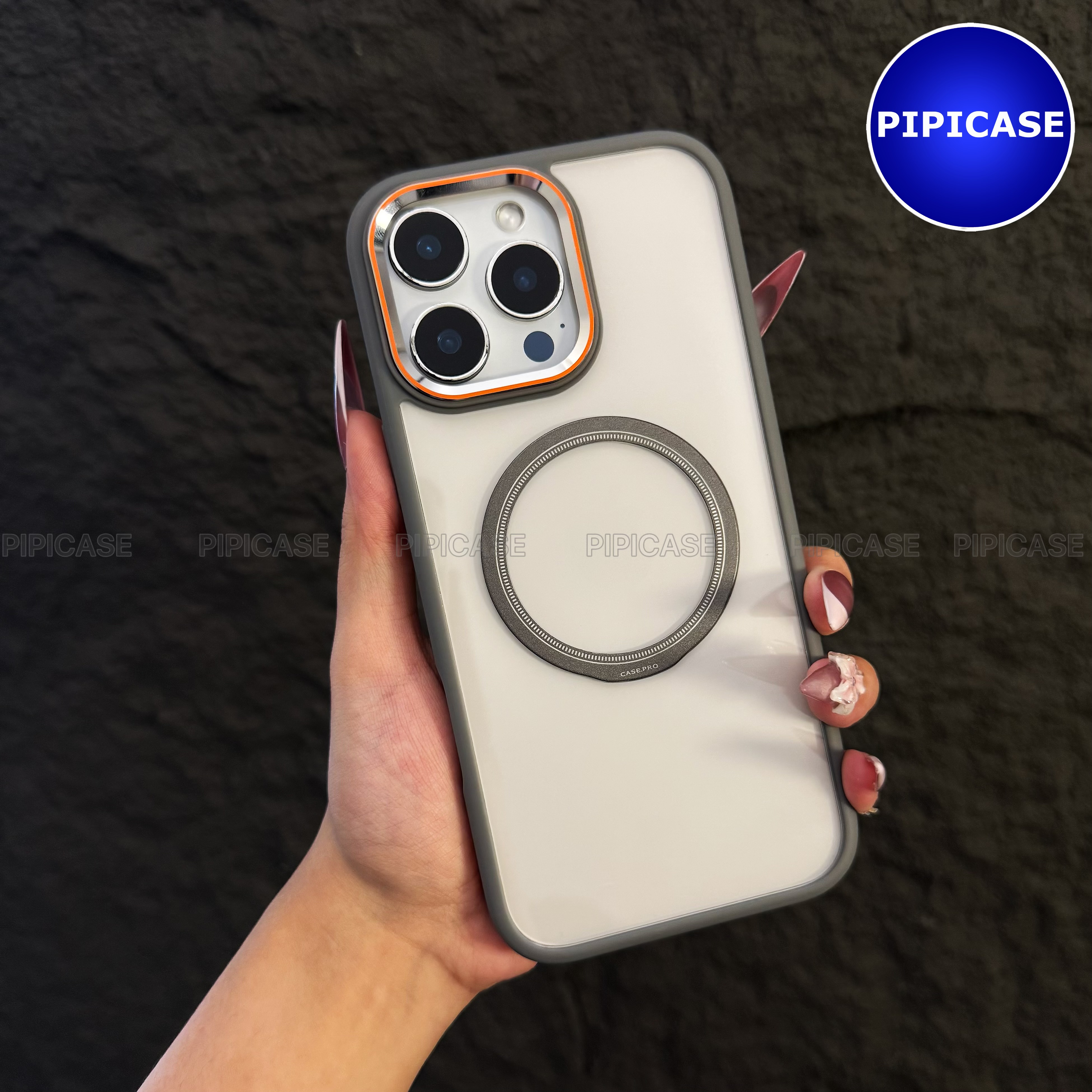 Ốp Lưng iPhone 16 Pro Max - Wigu - Xám_thumbnail_16