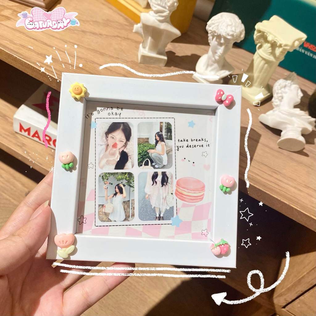 Khung ảnh GẮN CHARM cute quà tặng sinh nhật, tốt nghiệp, kỷ niệm_thumbnail_3