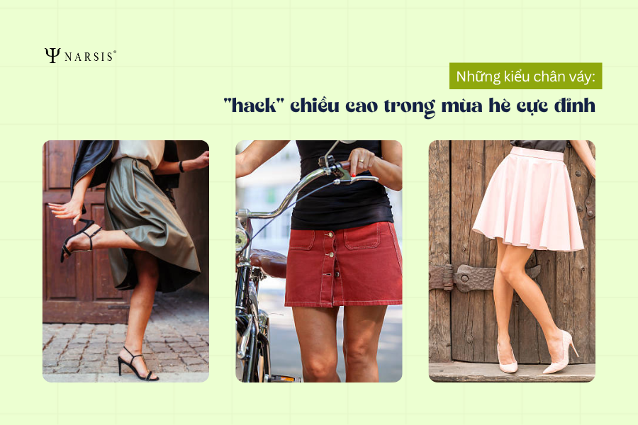 Những kiểu chân váy giúp 