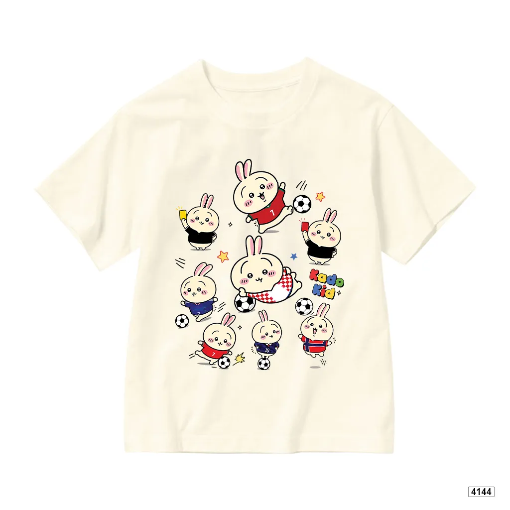 Áo thun form ôm dáng ngắn AED4144 Kado tay ngắn vải cotton thoáng mát cổ tròn in mix_thumbnail_9