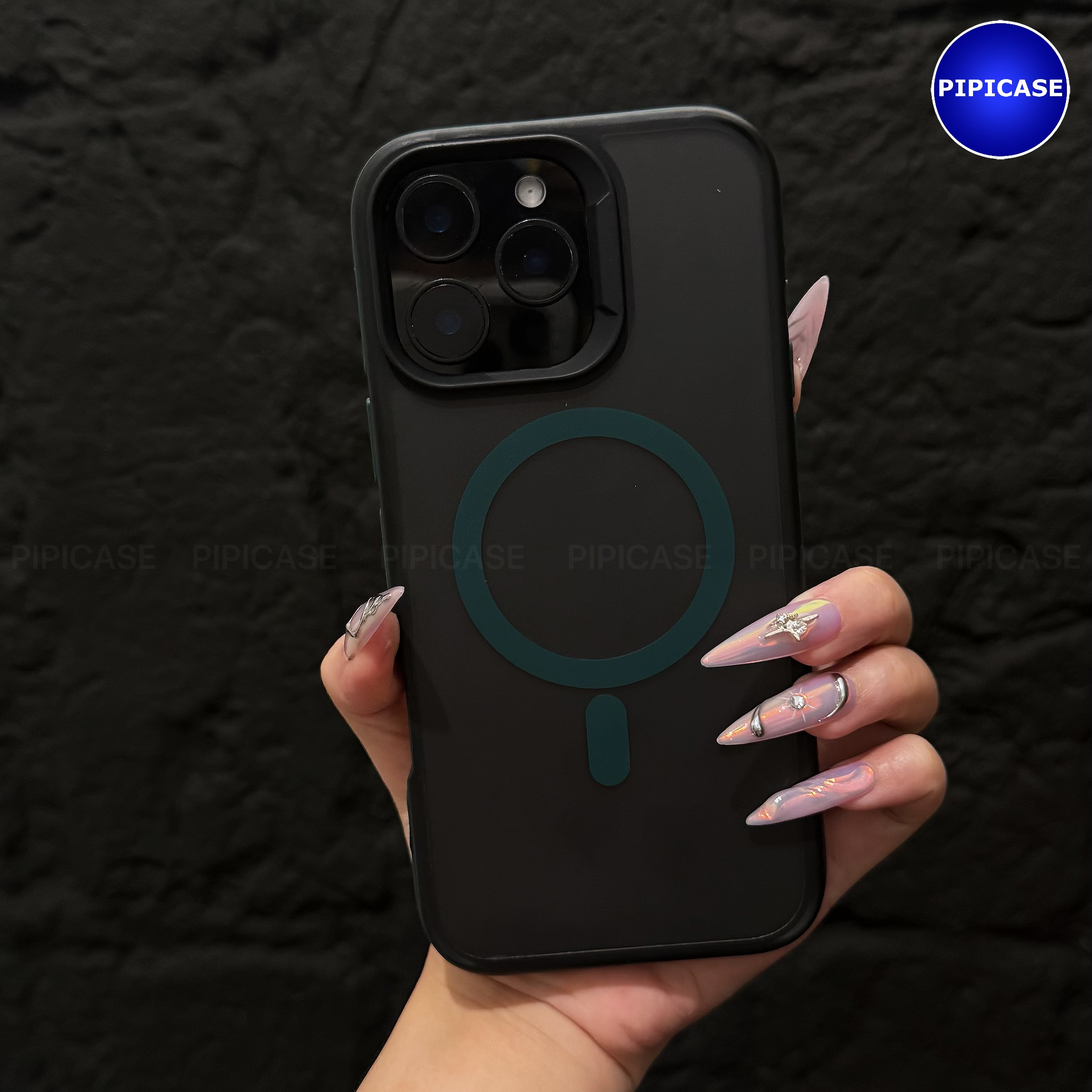 Ốp Lưng iPhone 15 Pro Max - Map - Xanh Rêu_thumbnail_15
