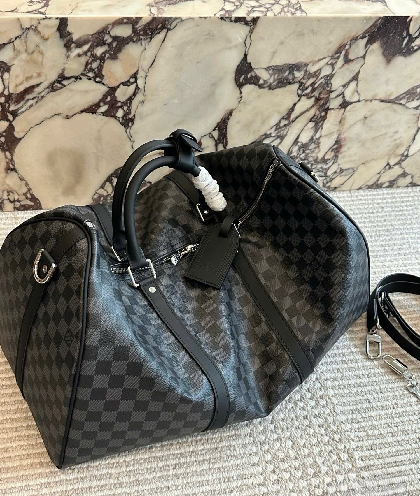 Túi du lịch Louis Vuitton Keepall Bandoulière size 55_thumbnail_3