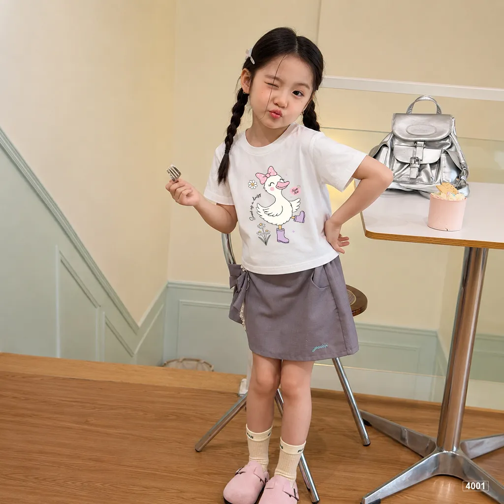 Áo thun bé gái Vịt con đáng yêu Kado 4001_thumbnail_3