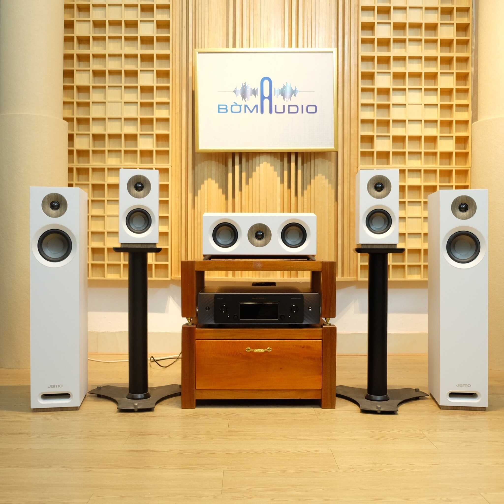 Hình ảnh chụp thực tế Bộ loa JAMO S805 HCS tại Bờm Audio