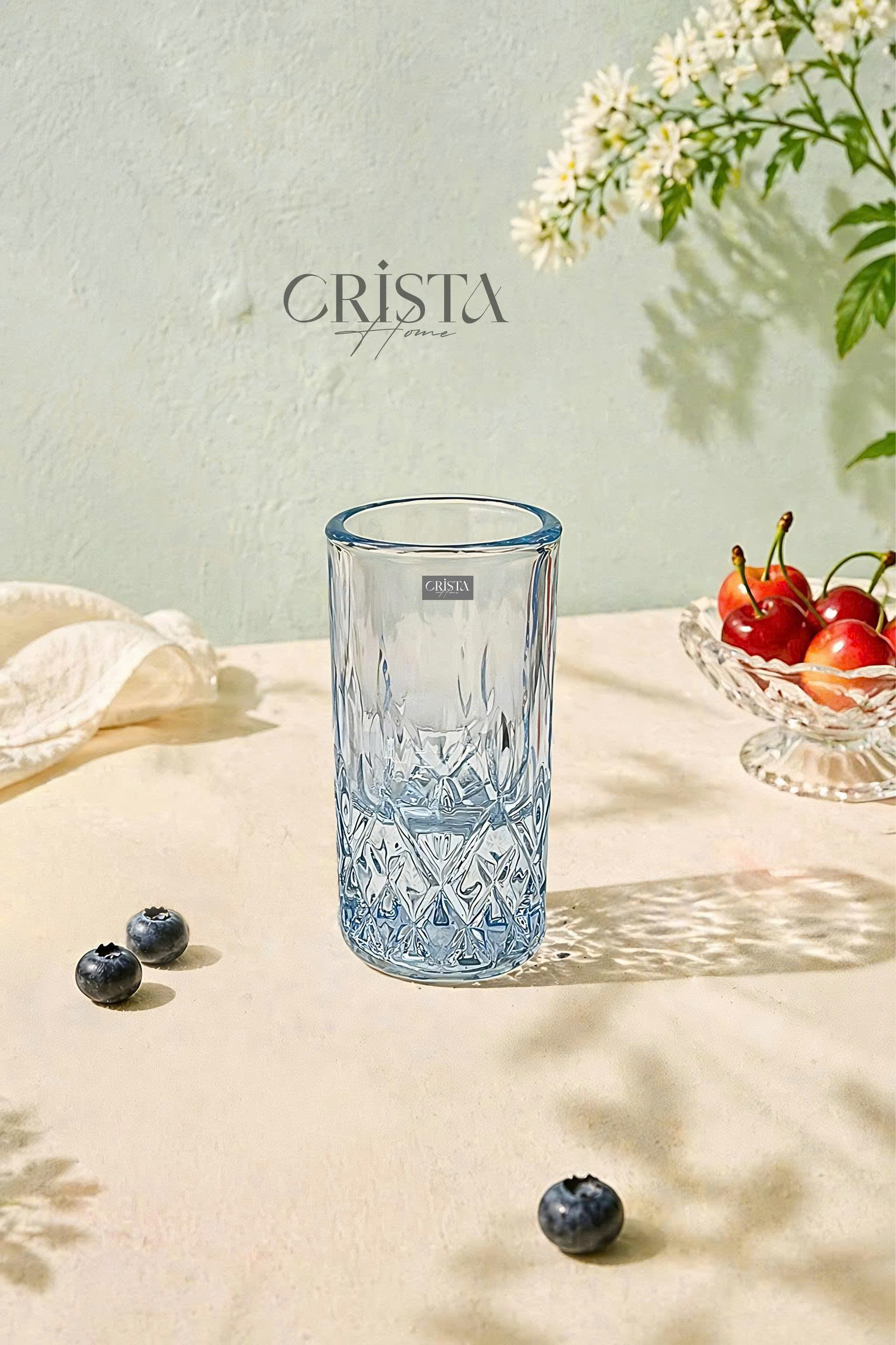 Bộ 6 ly rượu thủy tinh vân kim cương 30ml CRISTA HOME_thumbnail_5