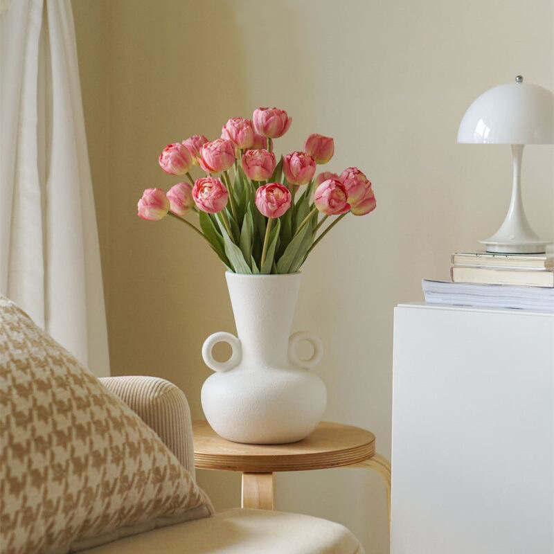 Combo 10 Bông Hoa TuLip Lụa Cánh Kép Cao Cấp_thumbnail_8
