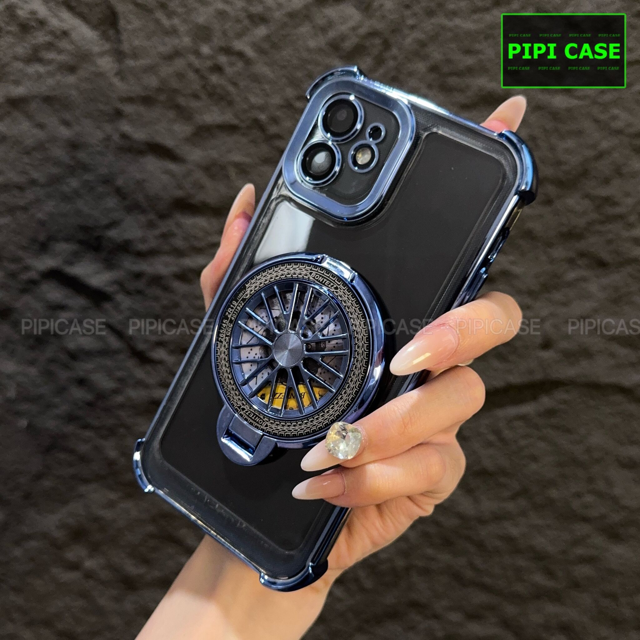 Ốp Lưng iPhone 12 - AB - Xanh Nhạt
