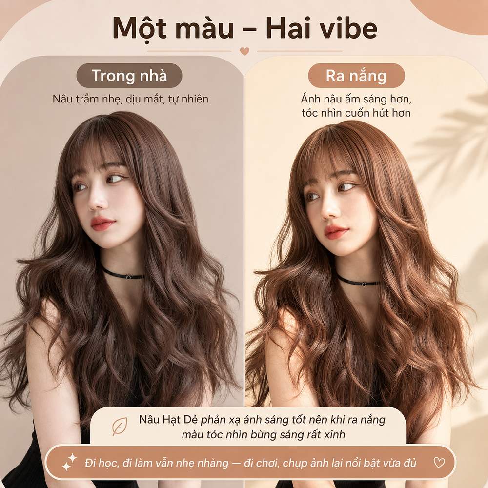 Thuốc Nhuộm Tóc Nâu Hạt Dẻ Không Cần Tẩy, Lên Từ Nền Đen Tự Nhiên, Tặng Găng Tay_thumbnail_3