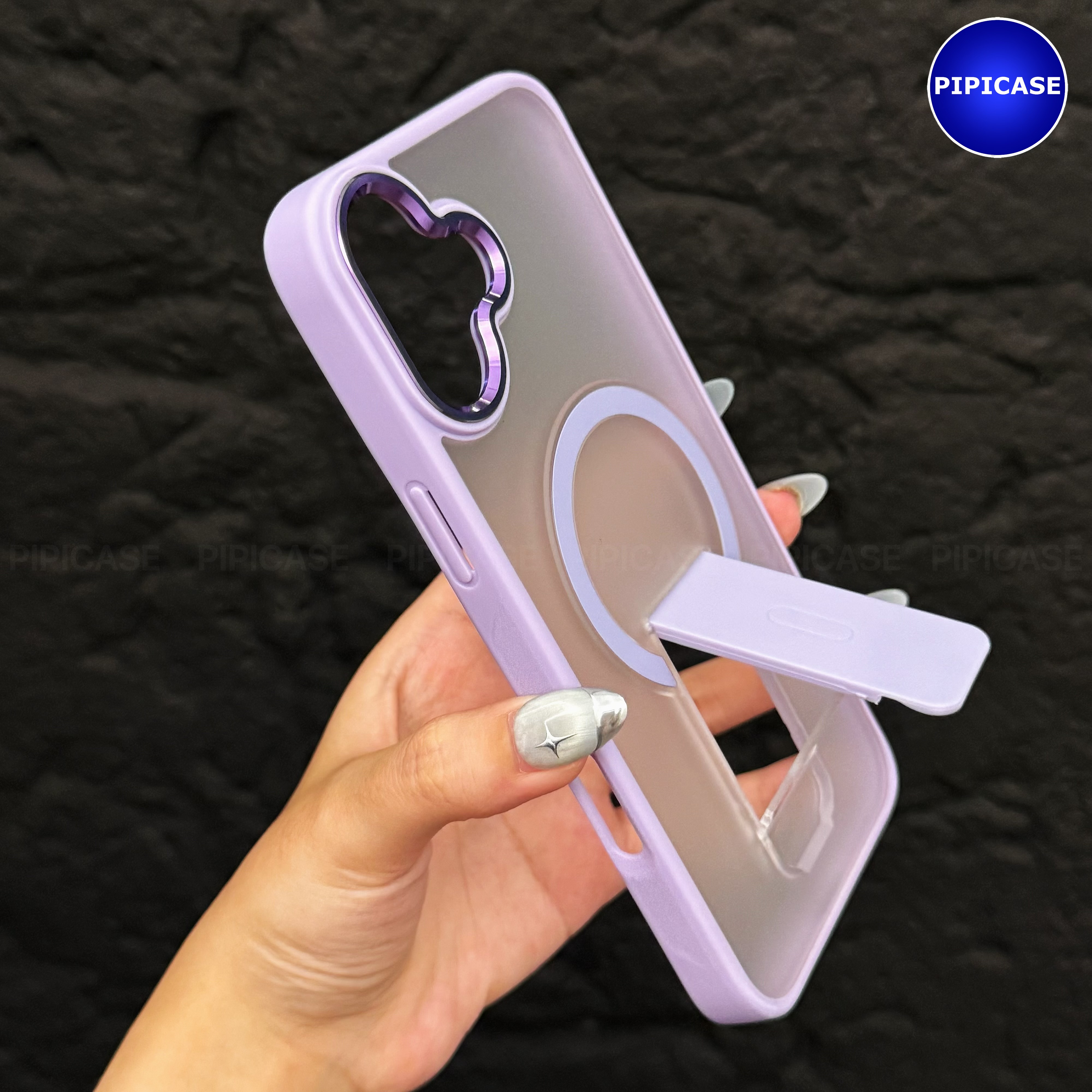 Ốp Lưng iPhone 16 Plus - Quin - Tím Nhạt