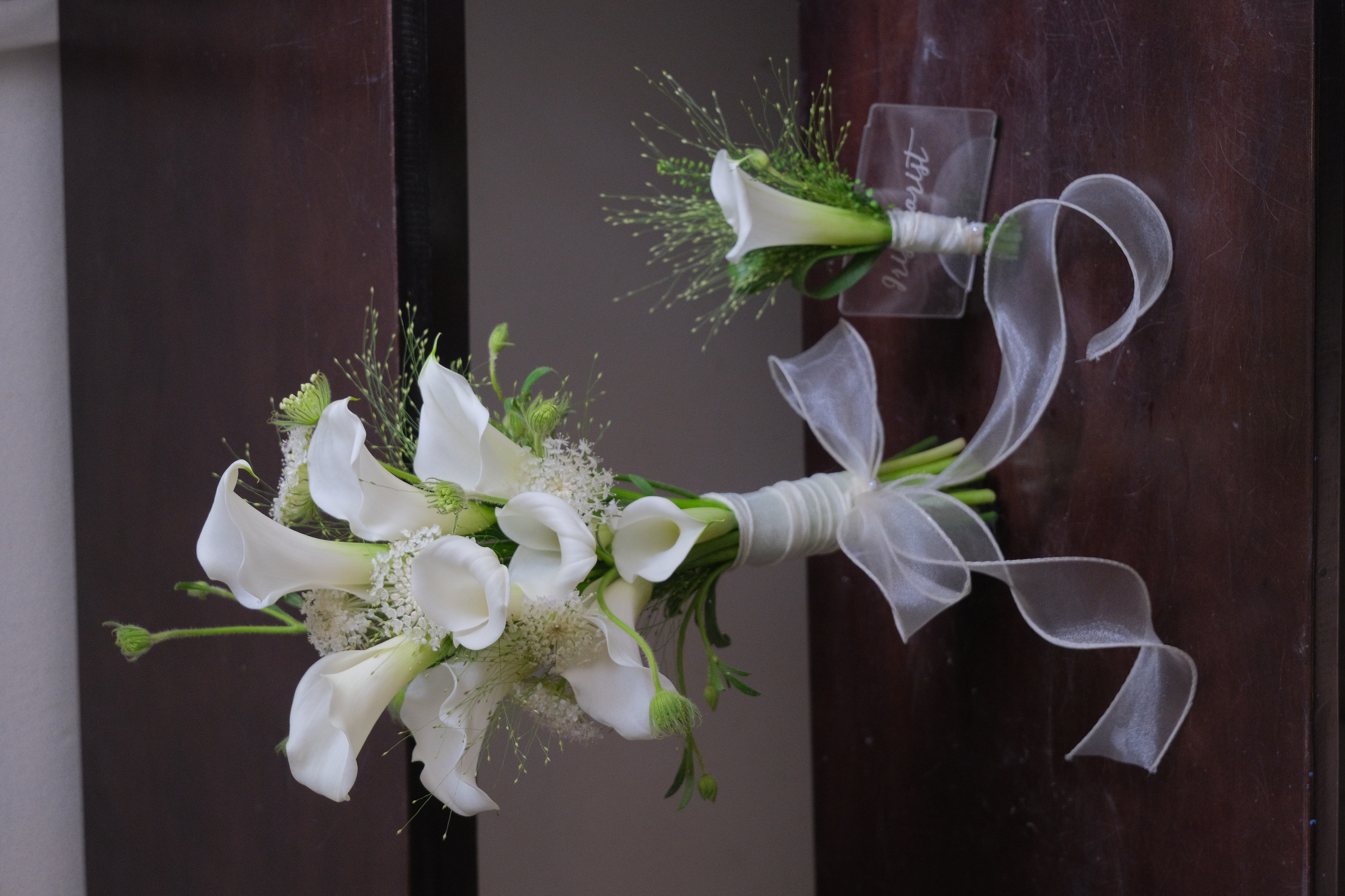 Bó hoa cưới Calla mix thùy châu