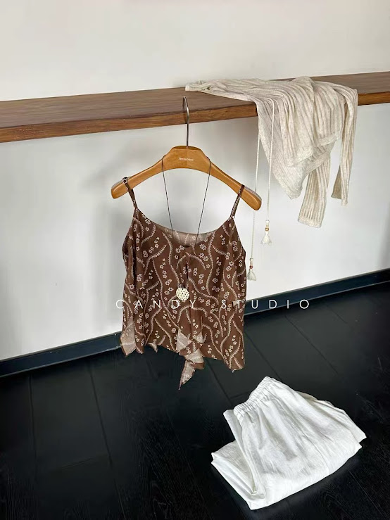 Lucas - Set áo 2 dây thổ cẩm + áo cardigan_thumbnail_4