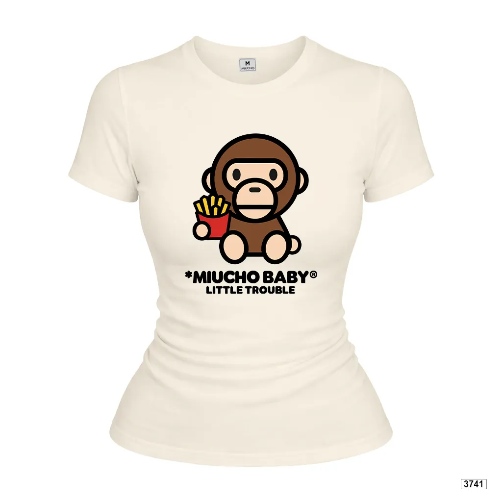 Áo thun babytee form ôm dáng ngắn hoạt hình Beezy 3741_thumbnail_9