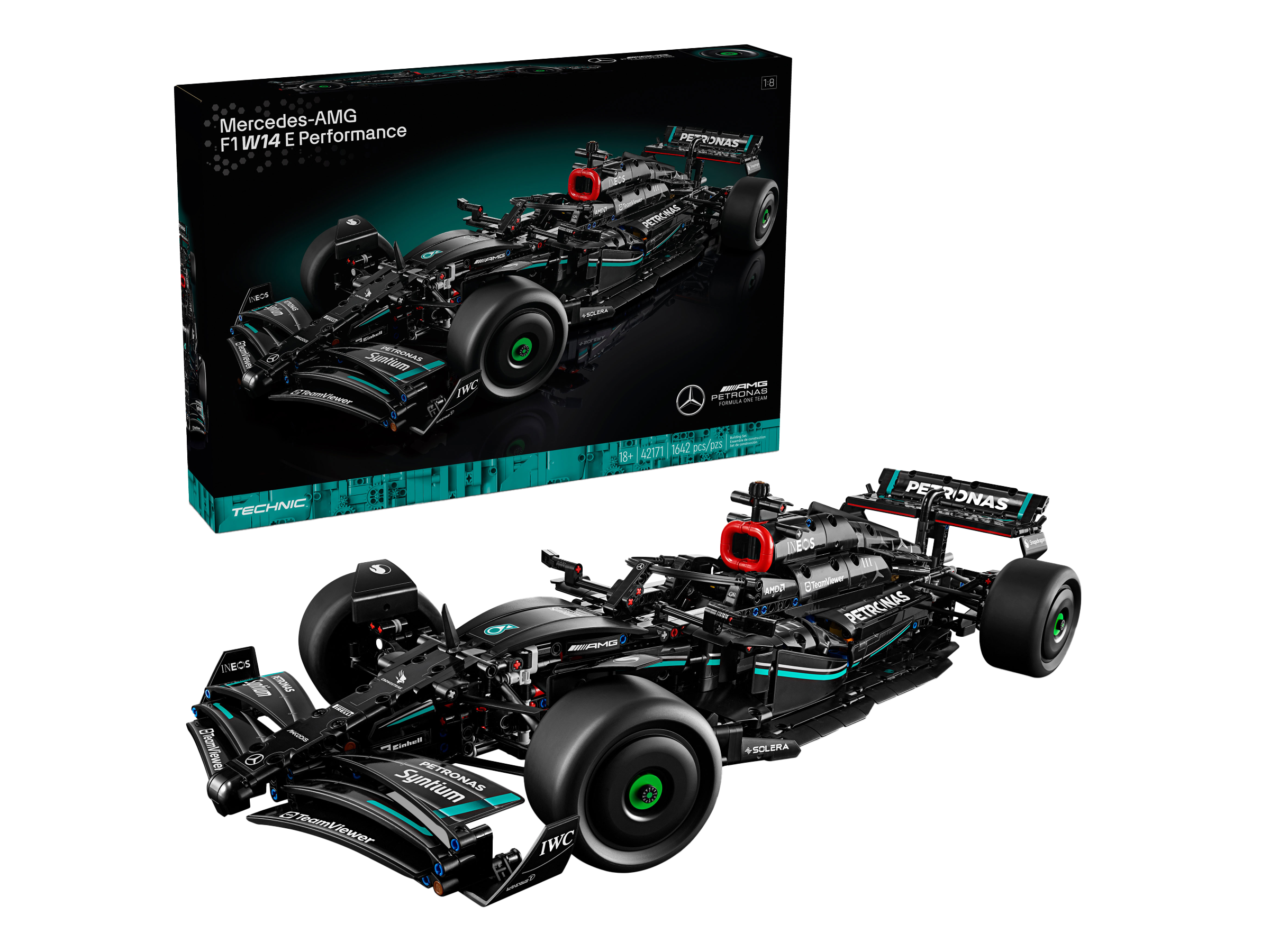 Mô Hình Lắp Ráp Siêu Xe Mercedes-AMG F1 1:8