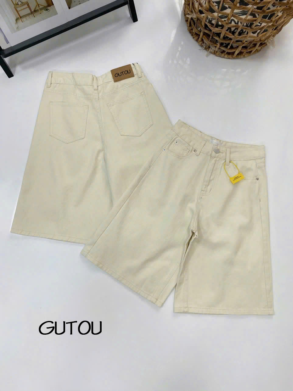 [ GUTOU ] Quần Jean Lửng New Basic_thumbnail_6