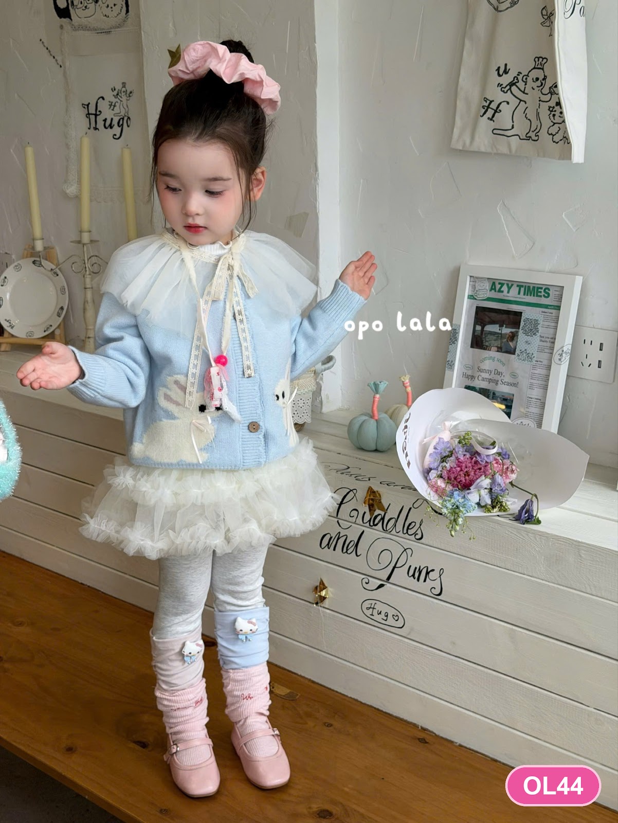OL44 - Áo cardigan / Áo len hãng Opolala | Sz 90-130 | 79121