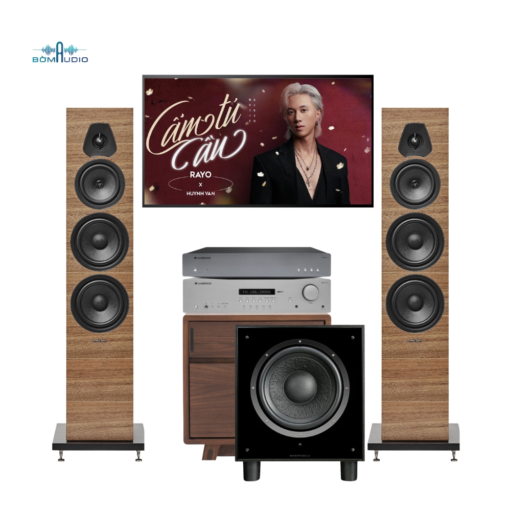 Combo Amply CAMBRIDGE AUDIO AXR100 + Network Player CAMBRIDGE AXN 10 + Loa Cột SONUS FABER LUMINA V + Loa Subwoofer WHARFEDALE SW12 – CS5_thumbnail_2