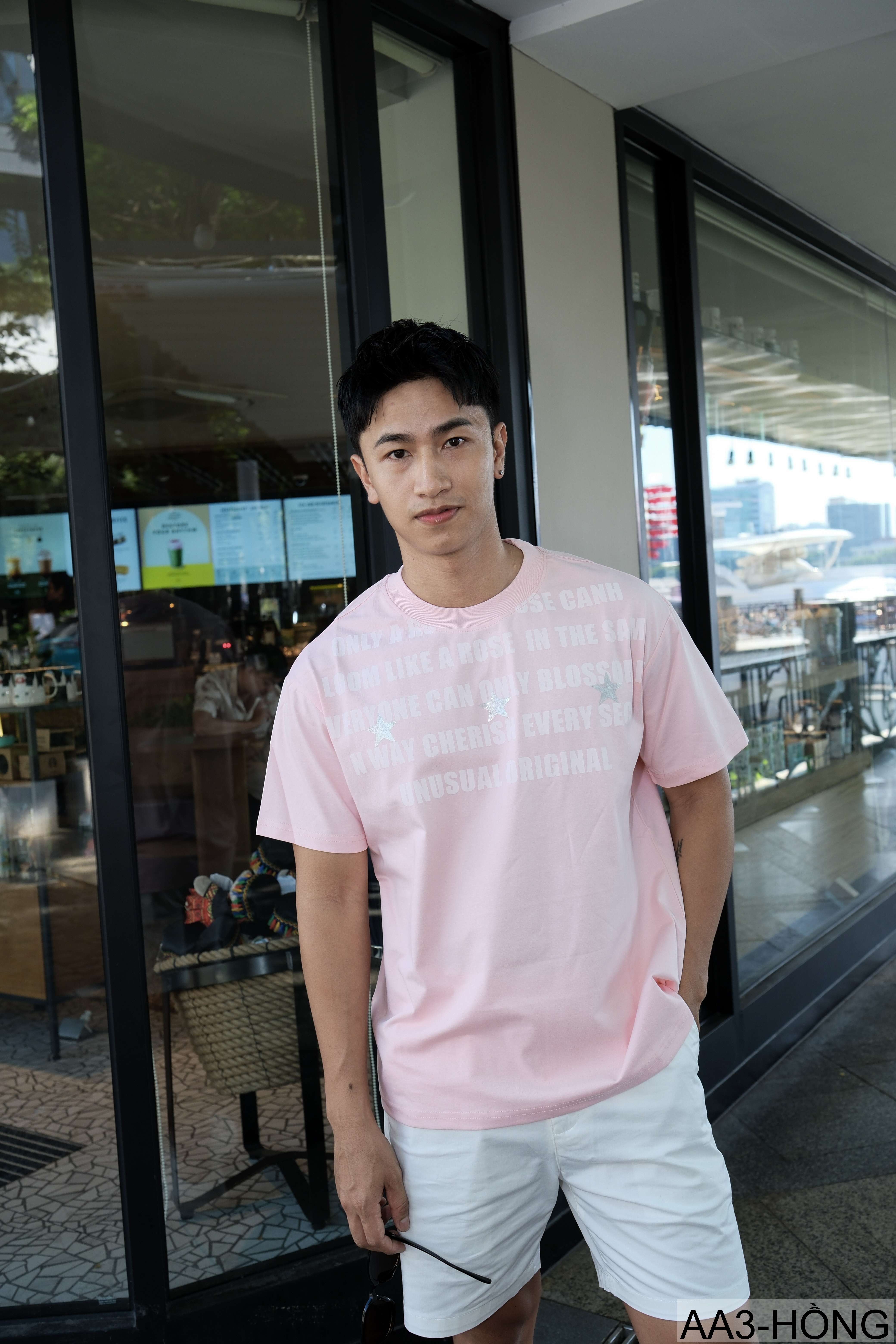 AA3 - Áo thun unisex cổ tròn tay ngắn in chữ retro phong cách streetwear_thumbnail_34