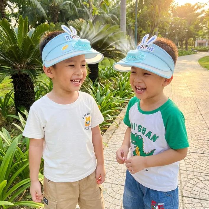 Mũ Chống Nắng Gắn Quạt Cho Bé