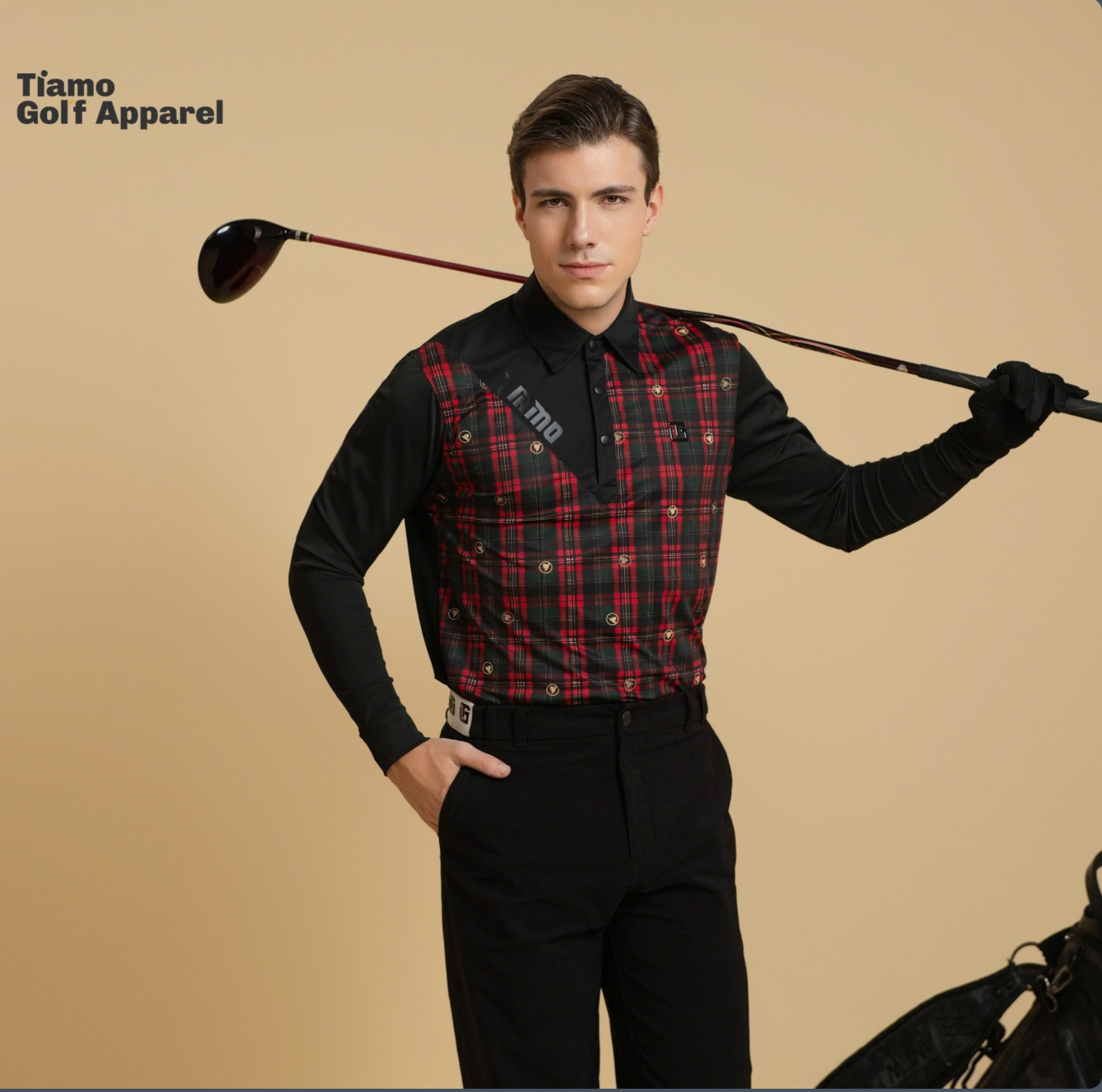 Áo Polo dài tay họa tiết caro  - Nam - Tartan_thumbnail_2
