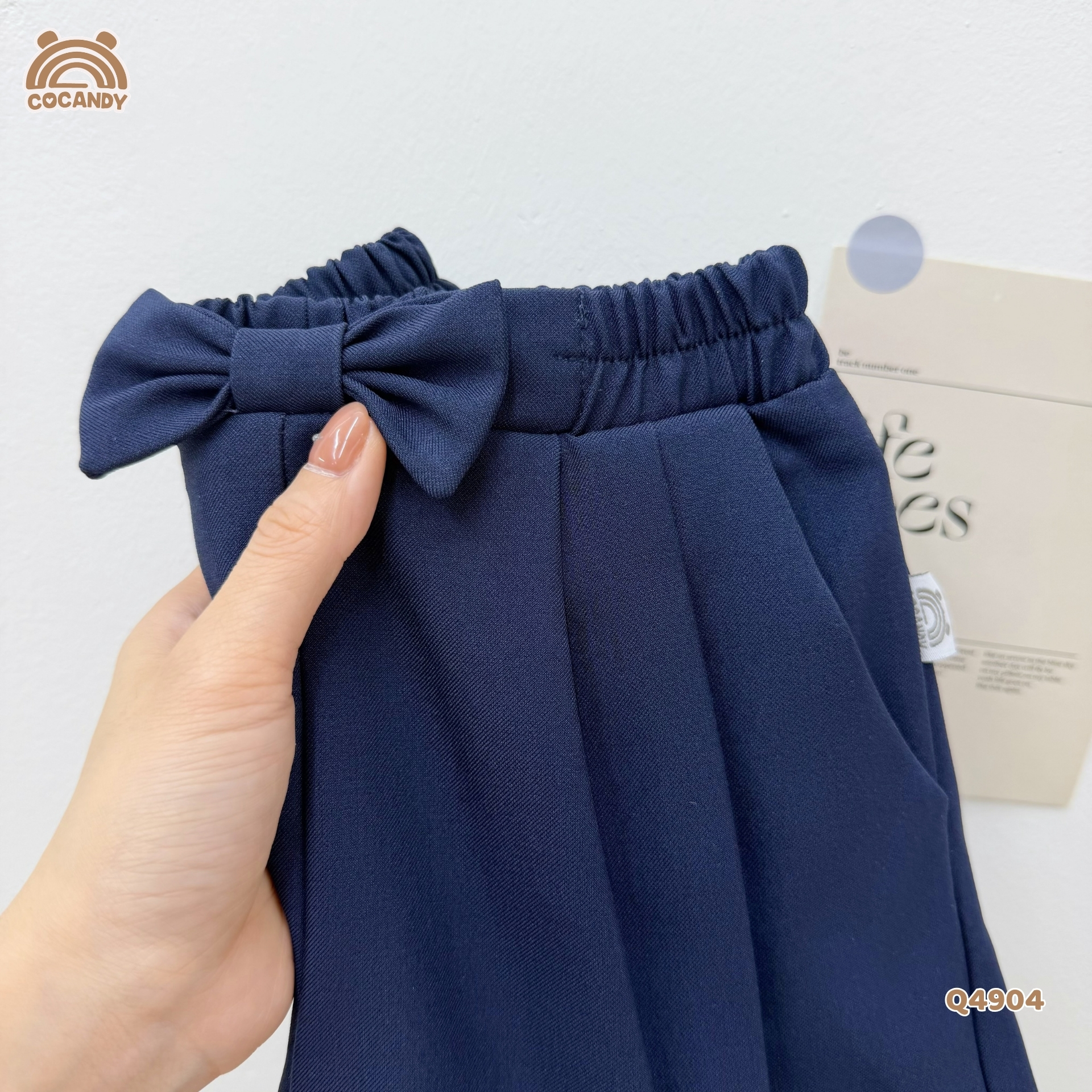 Quần cộc XANH NAVY phối nơ kiểu_thumbnail_4