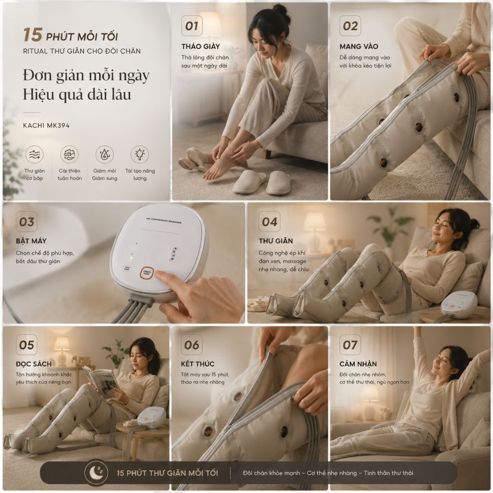 Máy nén ép trị liệu suy giãn tĩnh mạch chân Kachi MK394_thumbnail_15