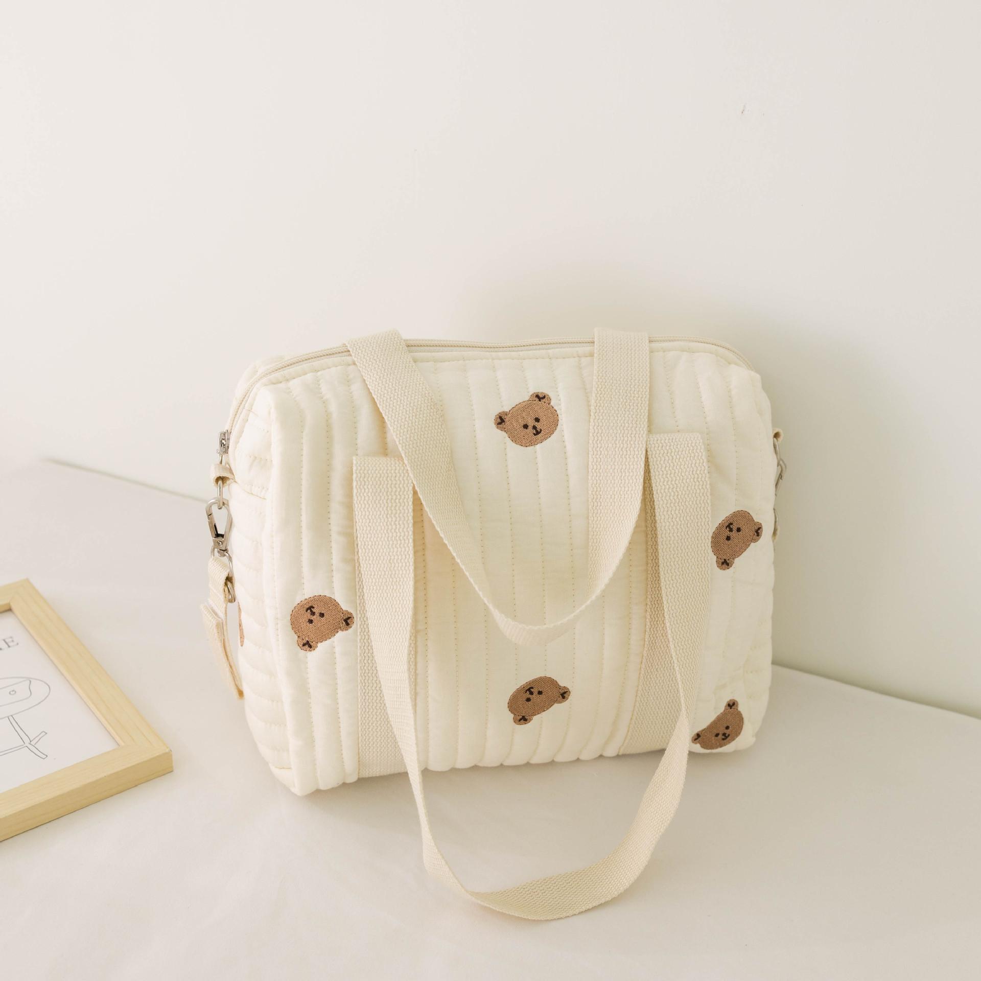 SALE KO ĐỔI TRẢ -Túi xách bỉm sữa thêu hoạ tiết_thumbnail_2