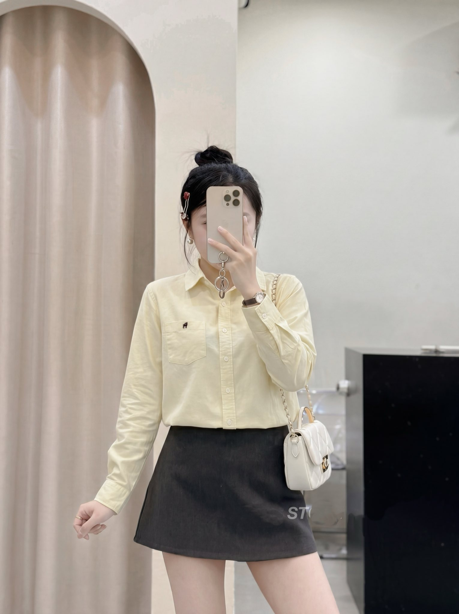Áo Sơ Mi Nữ Oversize TD crt 1 túi thêu hươu 004.231 (C) (0687)_thumbnail_0