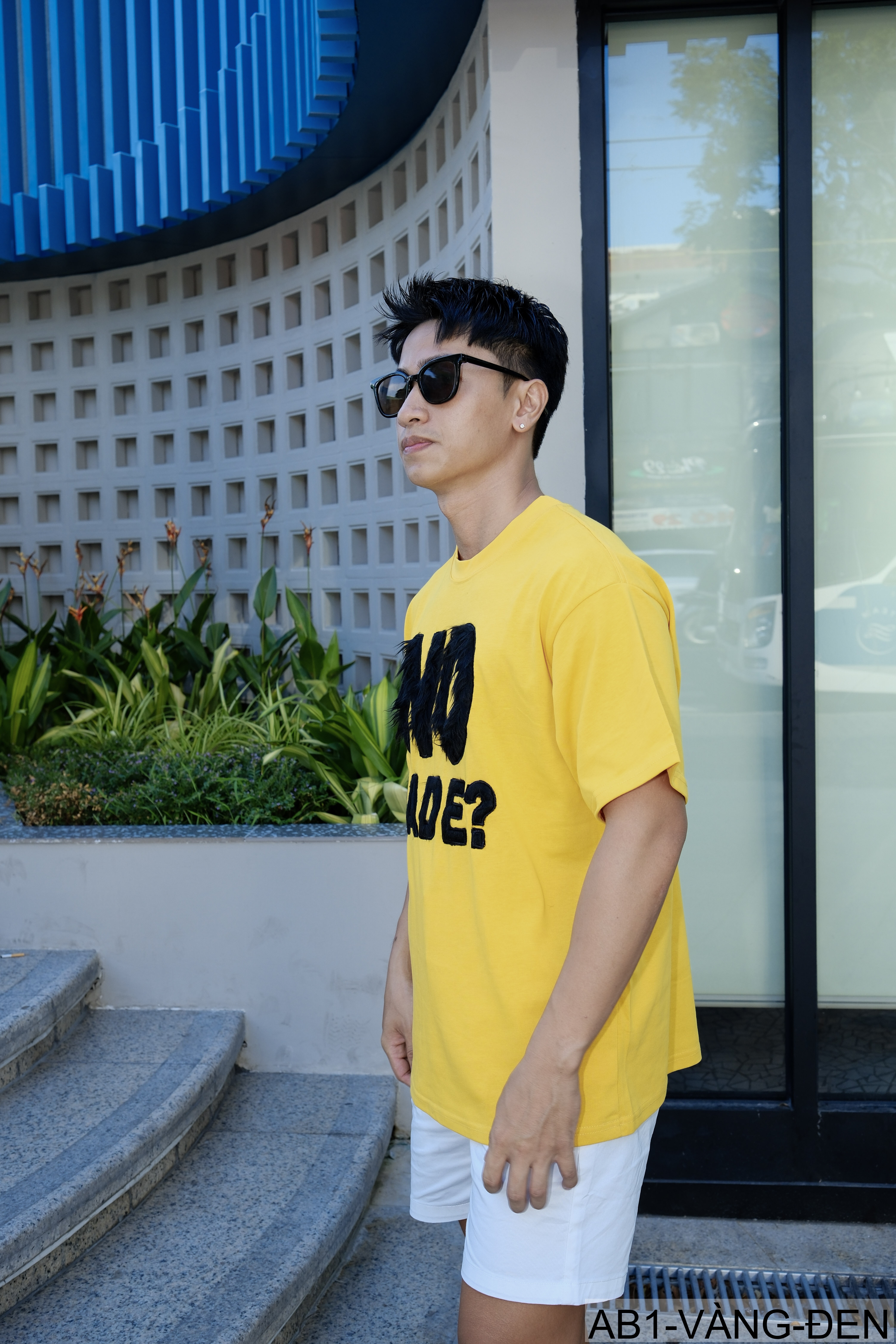 AB1 - Áo phông nam nữ unisex cổ tròn tay ngắn họa tiết NO MADE? phong cách streetwear mùa hè_thumbnail_30