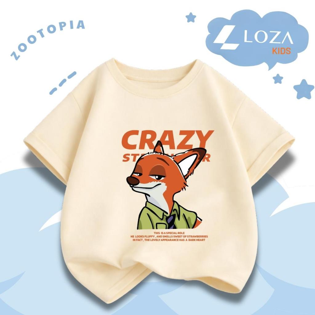 [XẢ KHO SIZE 150] Áo phông cho bé trai bé gái nhiều mẫu chất liệu thun cotton mềm mát size từ 30-35kg - Loza Kids XA007_thumbnail_48