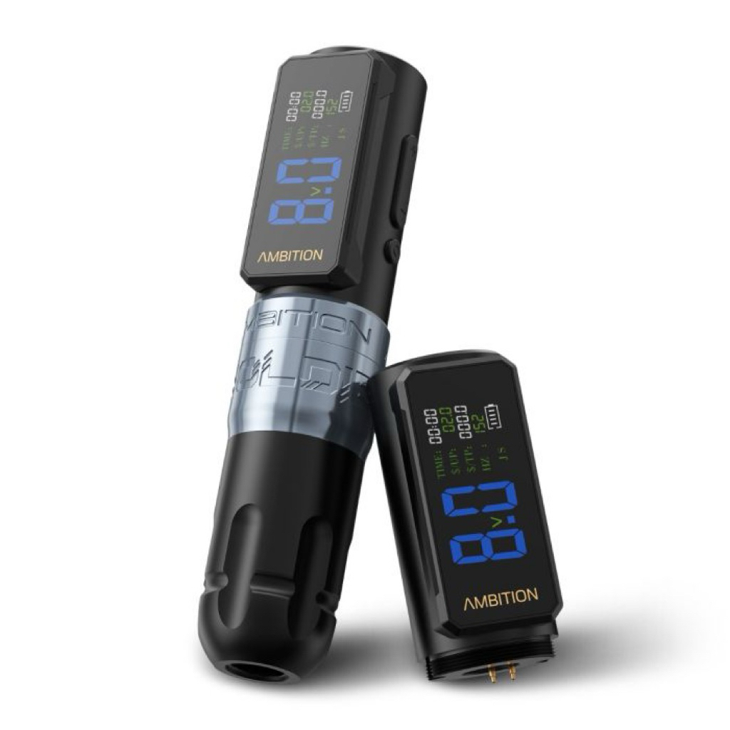 Máy xăm AMBITION - Soldier270S (Stroke 4.5+5.0mm) Wireless Tattoo Machine - Bảo hành 6 tháng_thumbnail_1