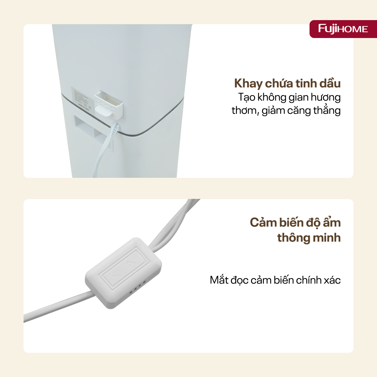 Máy tạo ẩm, xông tinh dầu, khử khuẩn UV dung tích lớn Fujihome HM09UV1_thumbnail_7