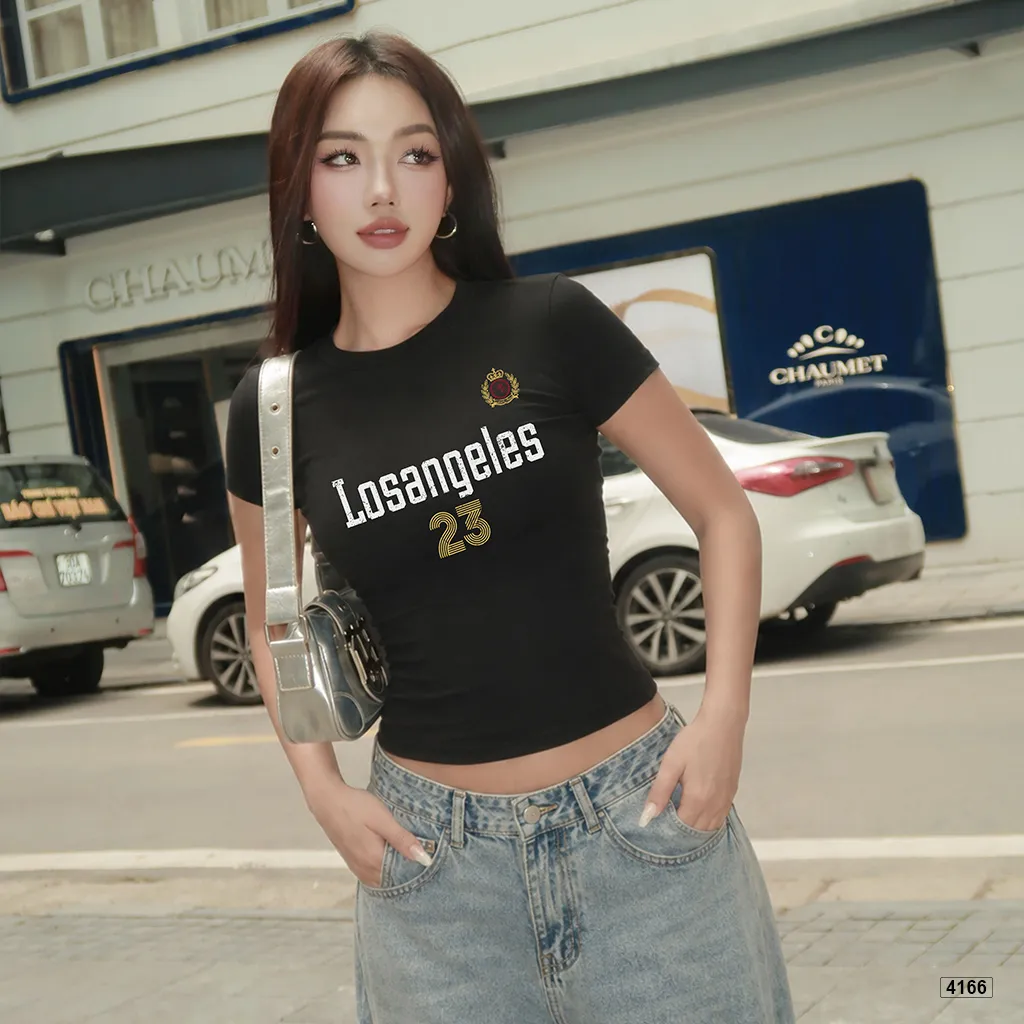 Áo thun babytee form ôm body Losangeles Bezzy 4166_thumbnail_4