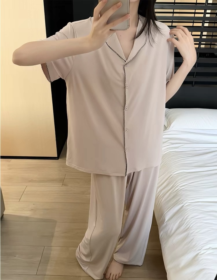 Bộ pizama trơn quần dài Songfei_thumbnail_2