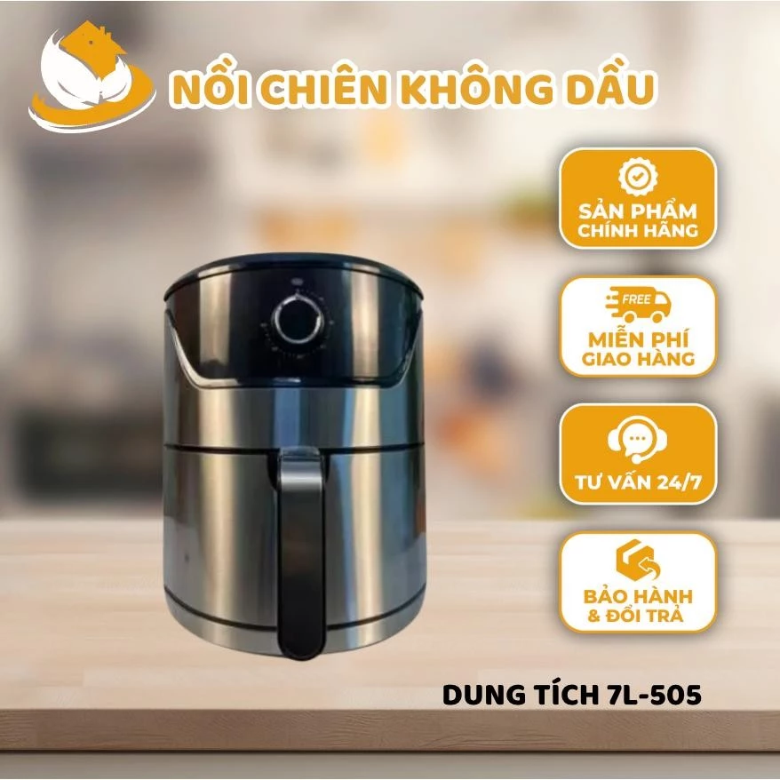  Nồi Chiên Không Dầu 7L Nội Địa Trung - Nồi Chiên Không Dầu Cao Cấp Tiết Kiệm Điện Năng_thumbnail_1