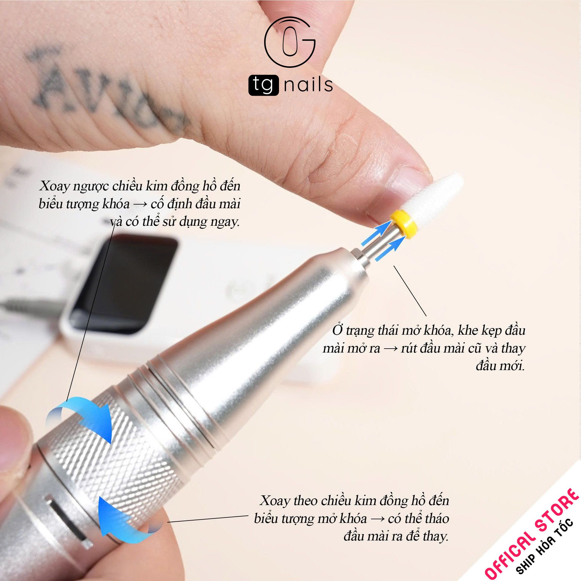 Máy mài móng TG nail model PND550_thumbnail_5