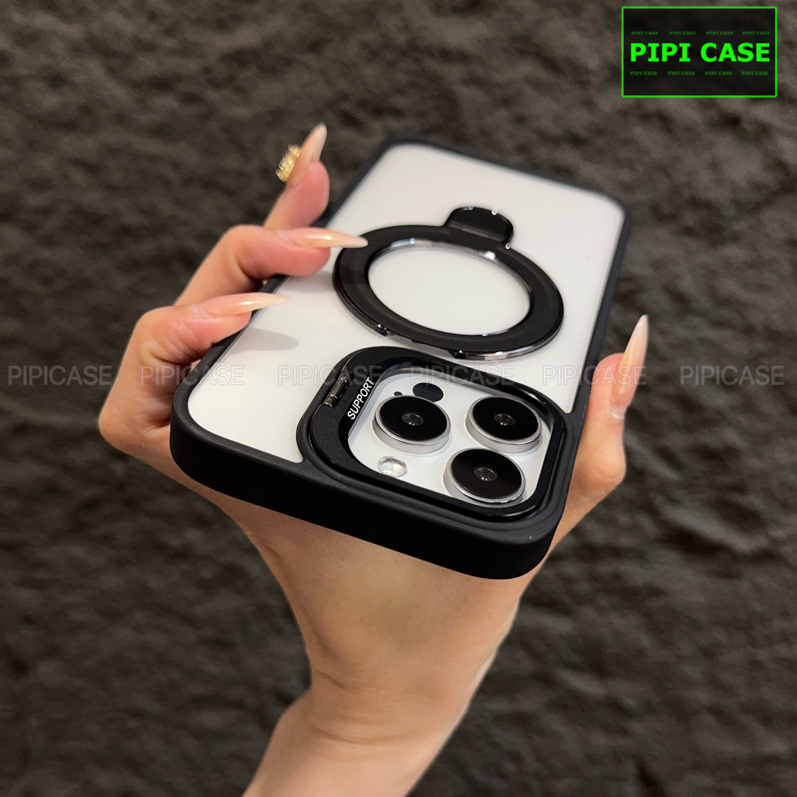 Ốp Lưng iPhone 12 Pro Max - Super Gone - Đen_thumbnail_6