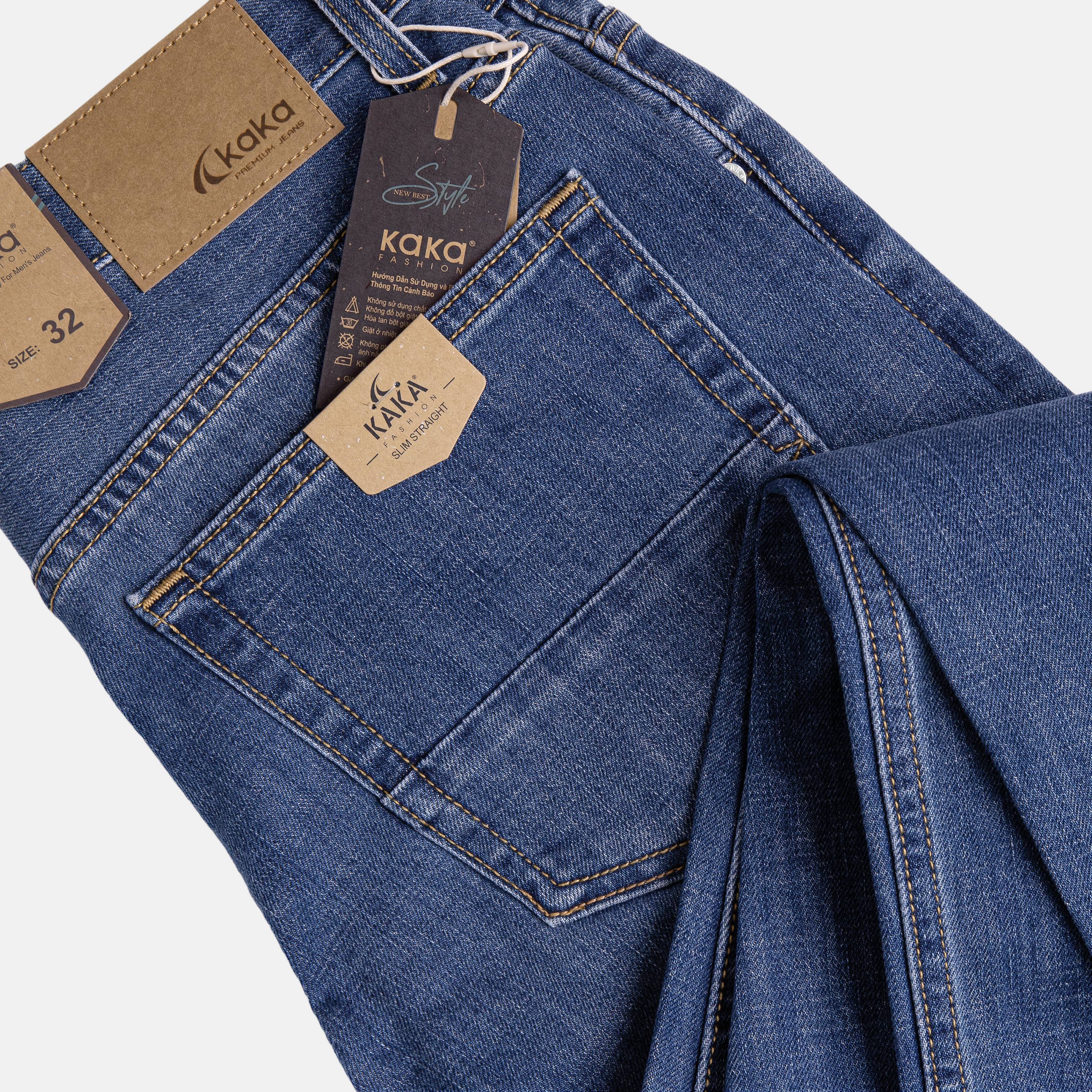Quần Jeans Nam Cao Cấp J14 - Form Slim Straight - KaKa Fashion_thumbnail_2