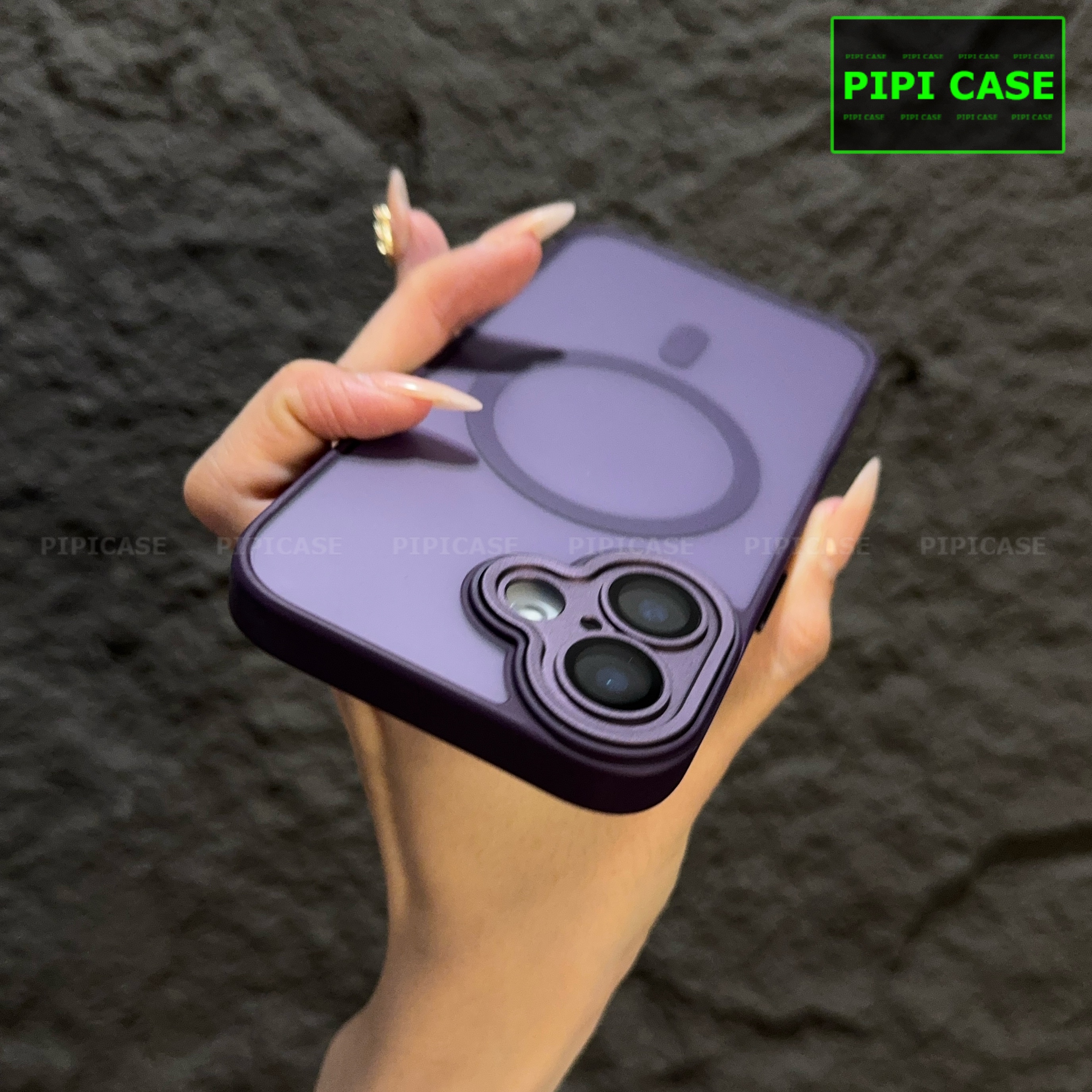 Ốp Lưng iPhone 16 - Kao - Tím Đậm_thumbnail_3