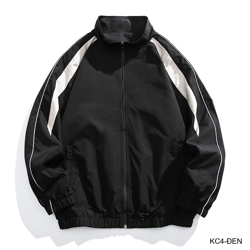 KC4 - Áo khoác nam phong cách Hàn Quốc phối màu năng động, mùa xuân thu 2025