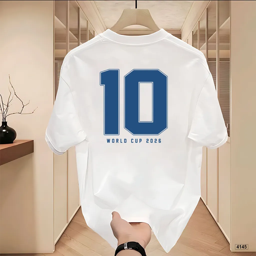 Áo thun nam form rộng phong cách varsity số 10 cổ điển Polux Club 4145_thumbnail_2