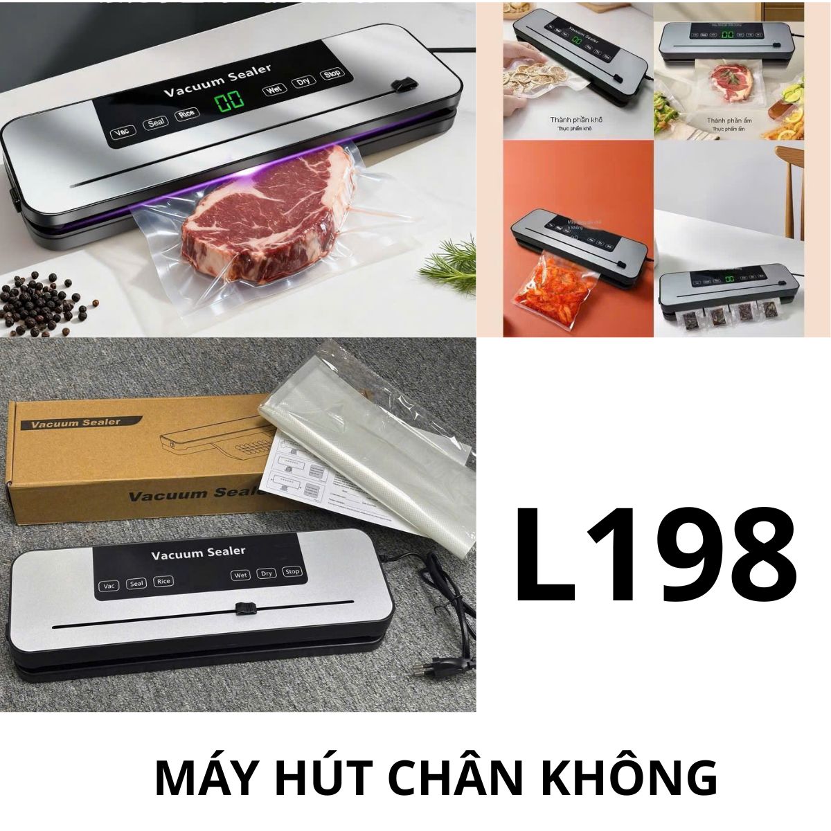 L198-MÁY HÚT CHÂN KHÔNG