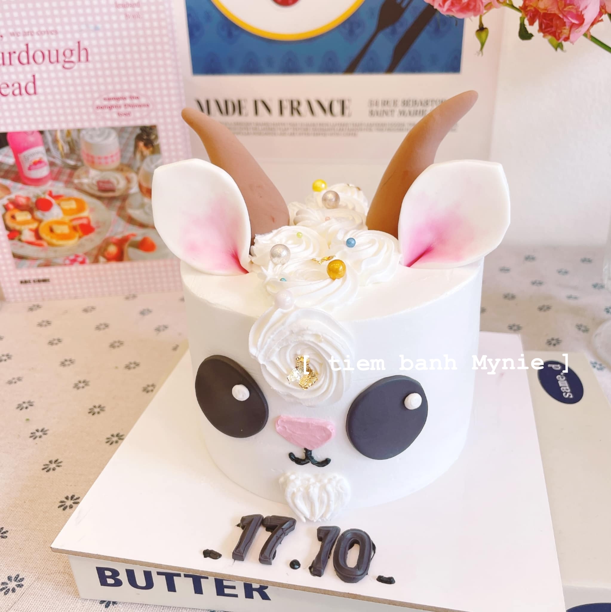 Bánh 3D con dê