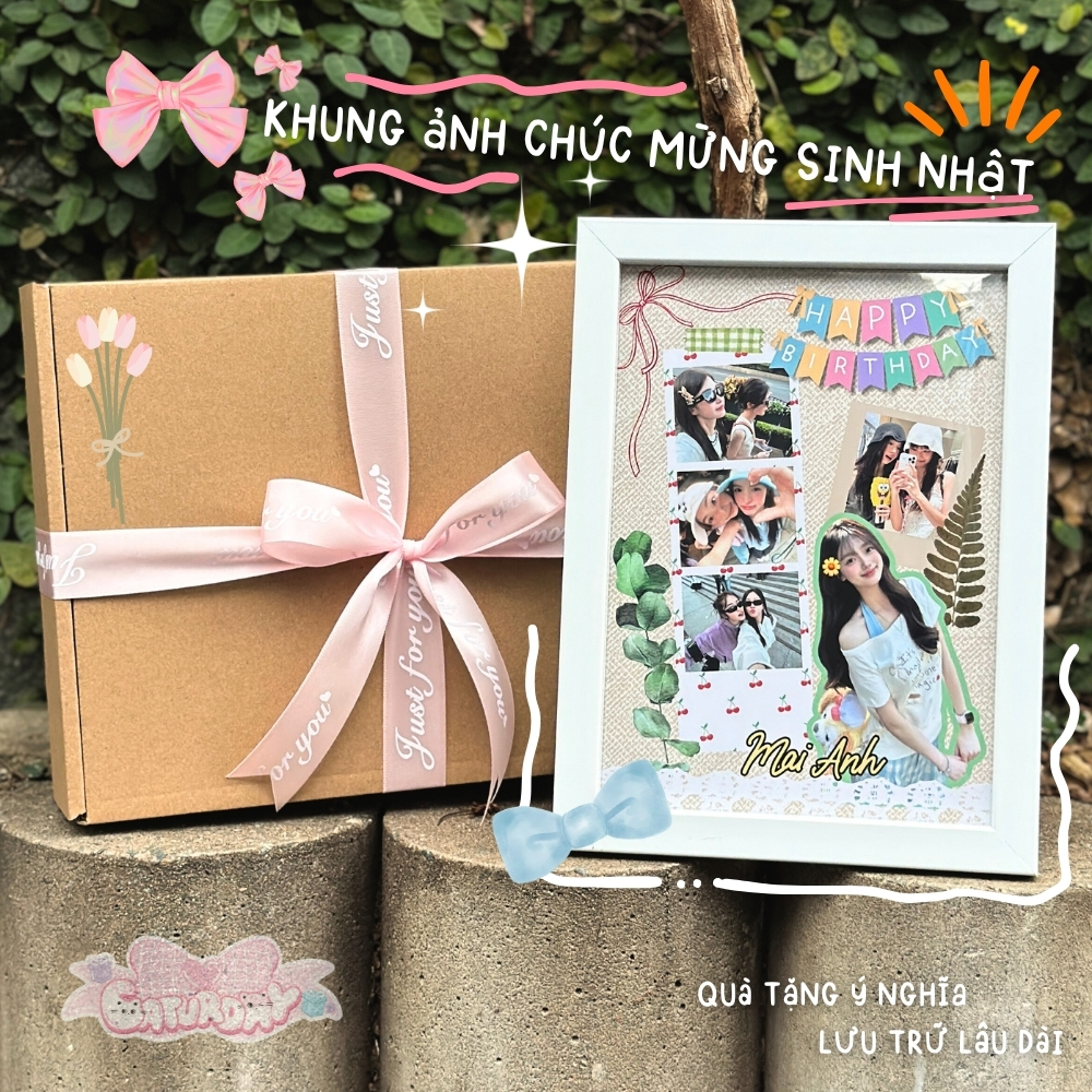 Khung ảnh quà tặng SINH NHẬT - Mẫu 3