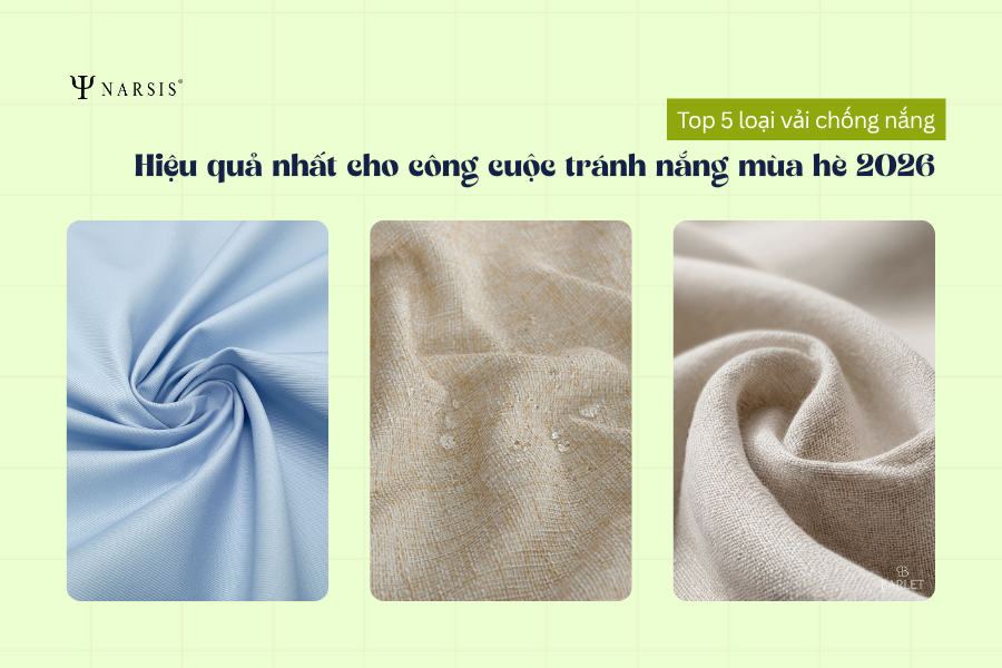 Top 5 loại vải chống nắng hiệu quả nhất cho mùa hè 2026