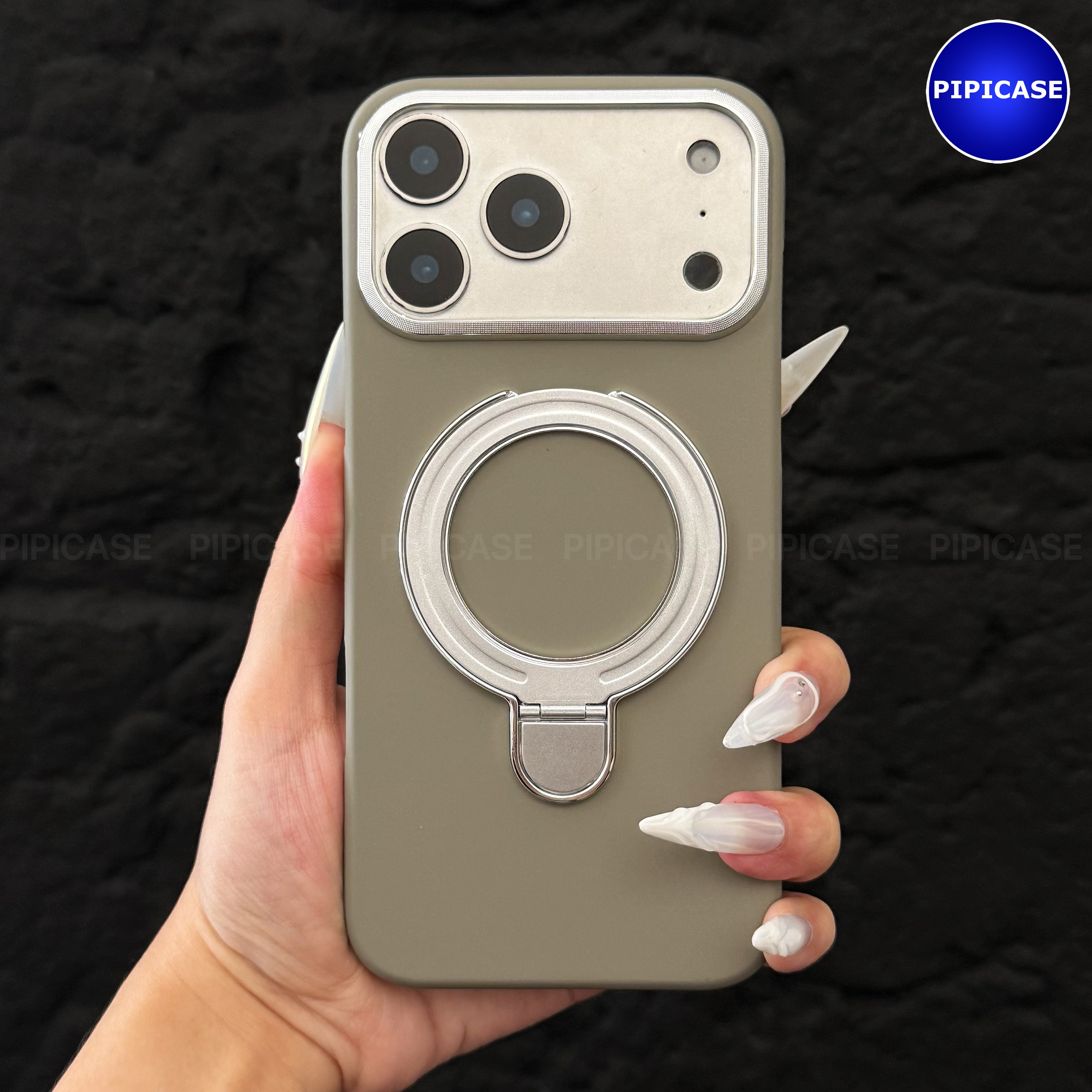 Ốp Lưng iPhone 17 Pro Max - Titan Force - Xám_thumbnail_8