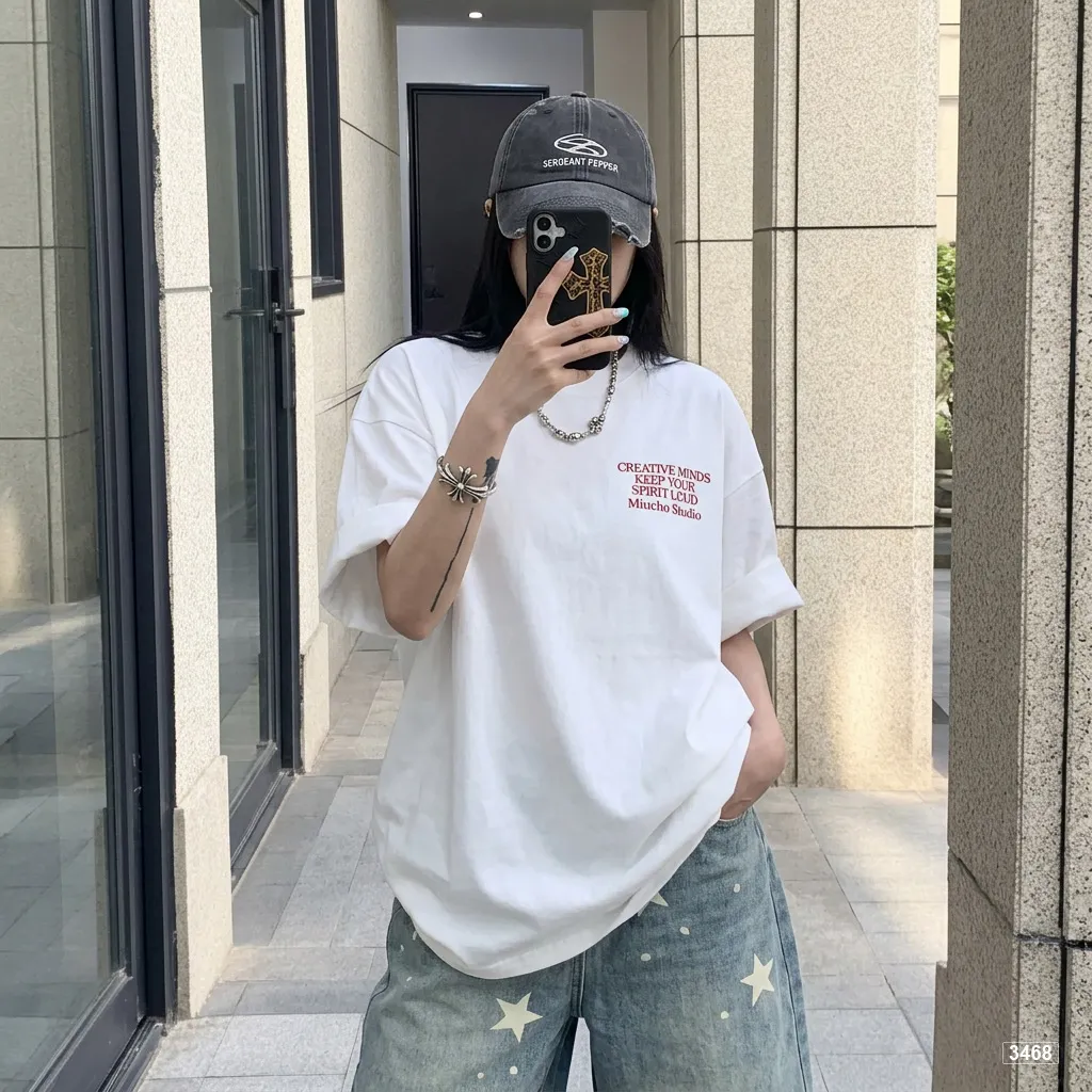 Áo thun boxy unisex basic dễ phối Miucho 3468_thumbnail_3