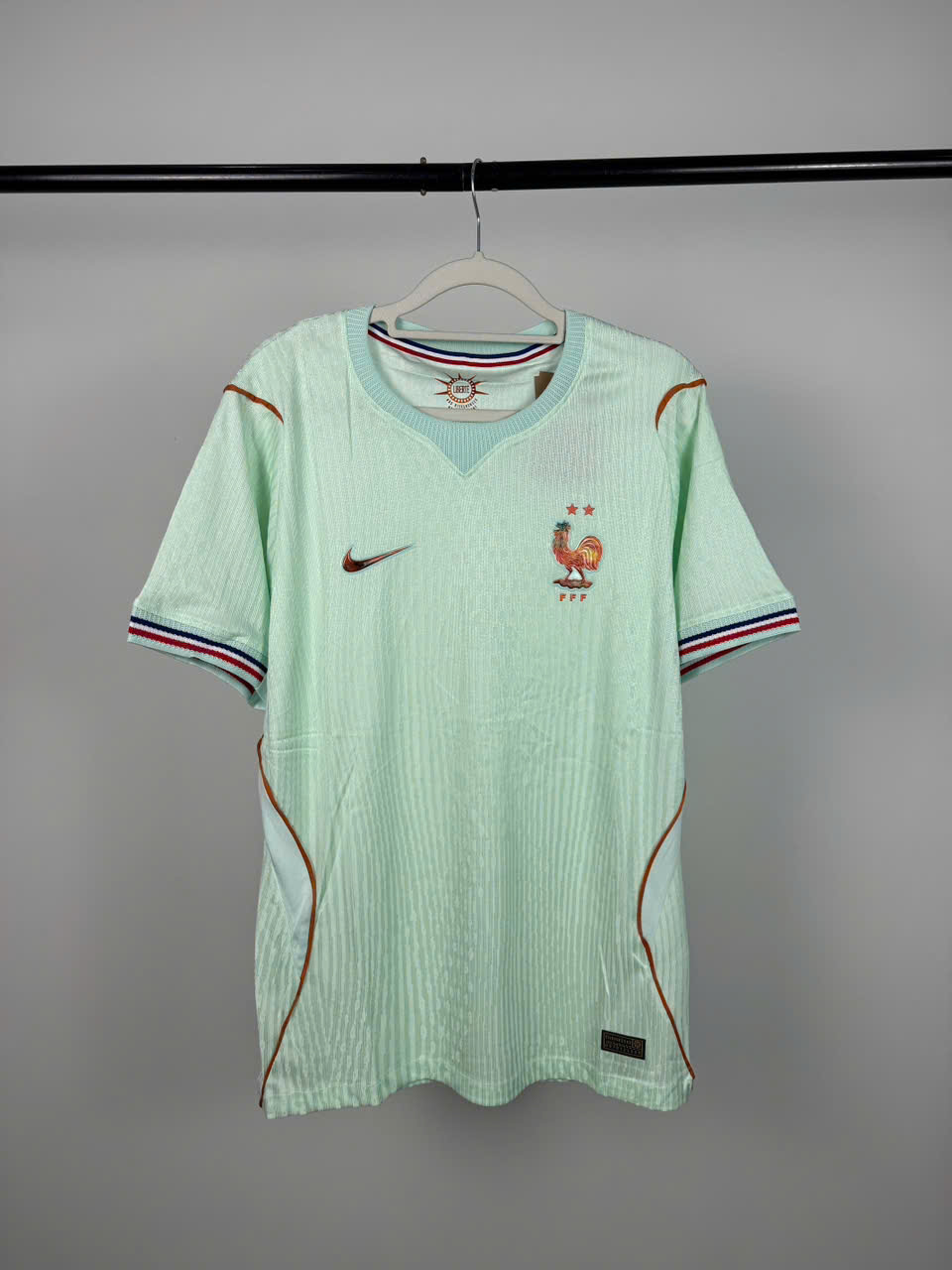 Áo Pháp sân khách xanh ngọc World Cup 2026 - SF