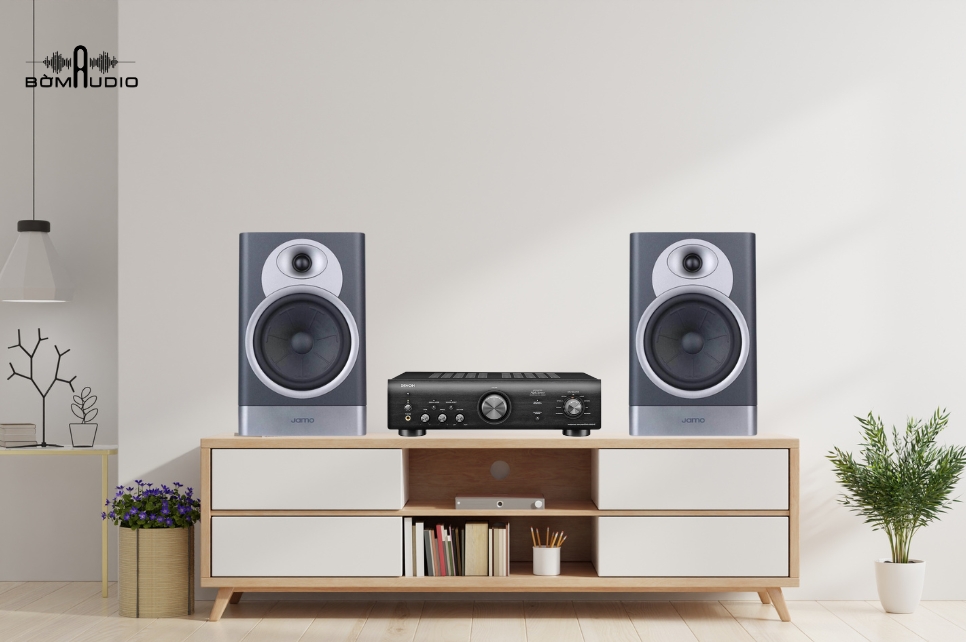 COMBO AMPLY DENON PMA 600NE + LOA JAMO S7-17B - B92