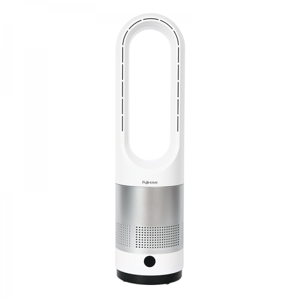 Quạt không cánh mini, lọc không khí khử khuẩn Anion + UV kết nối WIFI Fujihome BF18